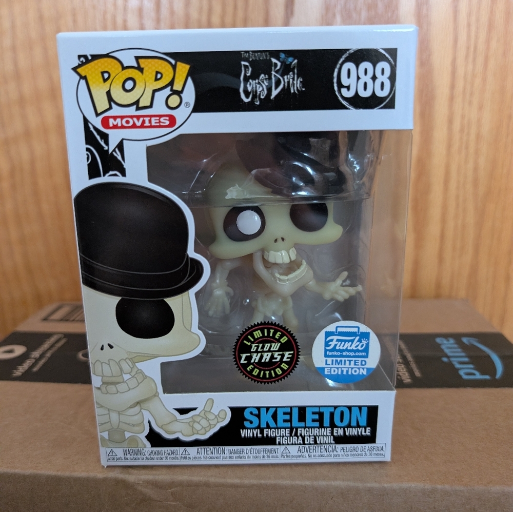 Skeleton Glow in the Dark Chase The Corpse Bride Funko 988